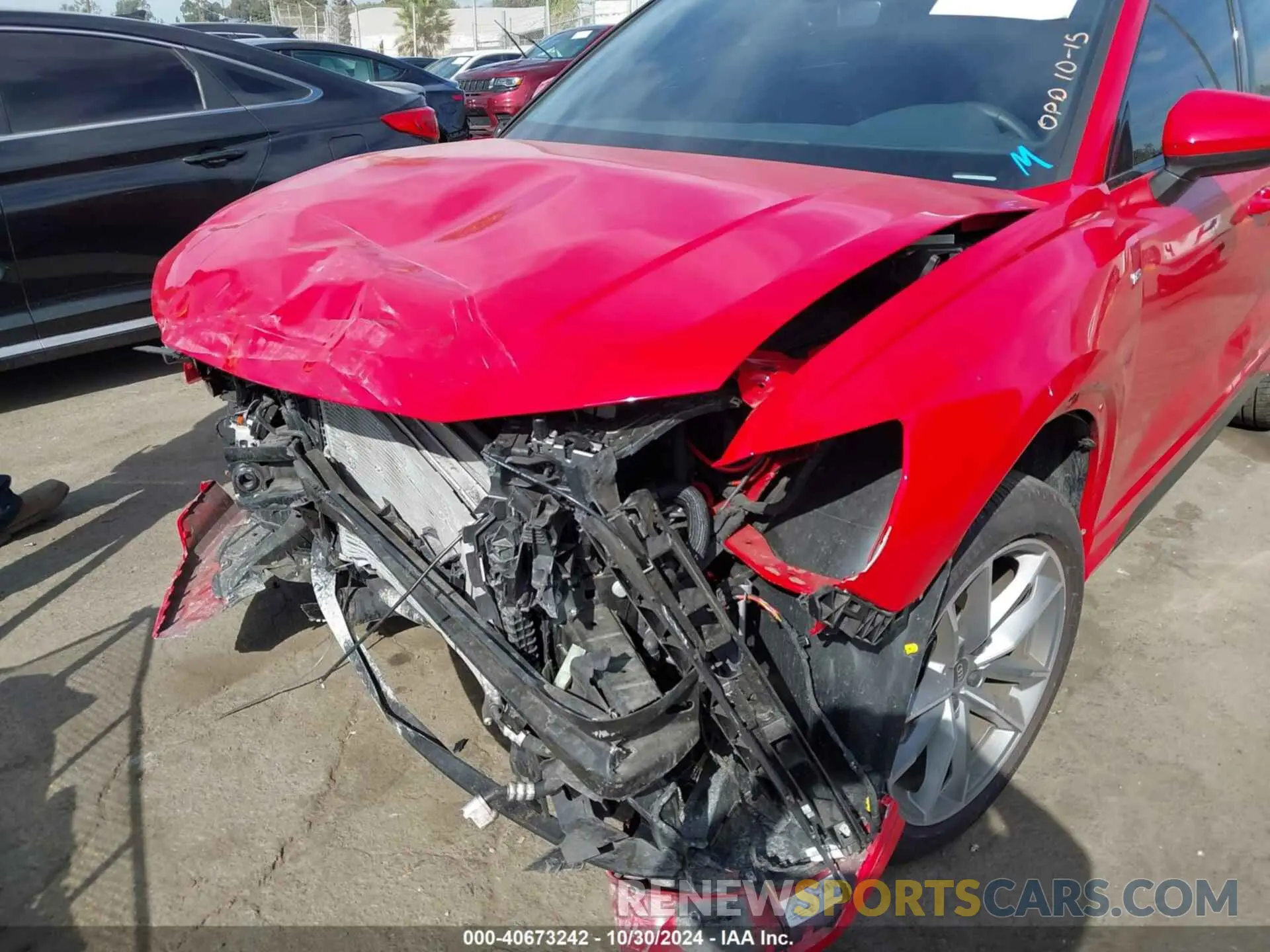 6 fotografías del automóvil dañado WA1DECF3XR1091446 AUDI Q3 2024