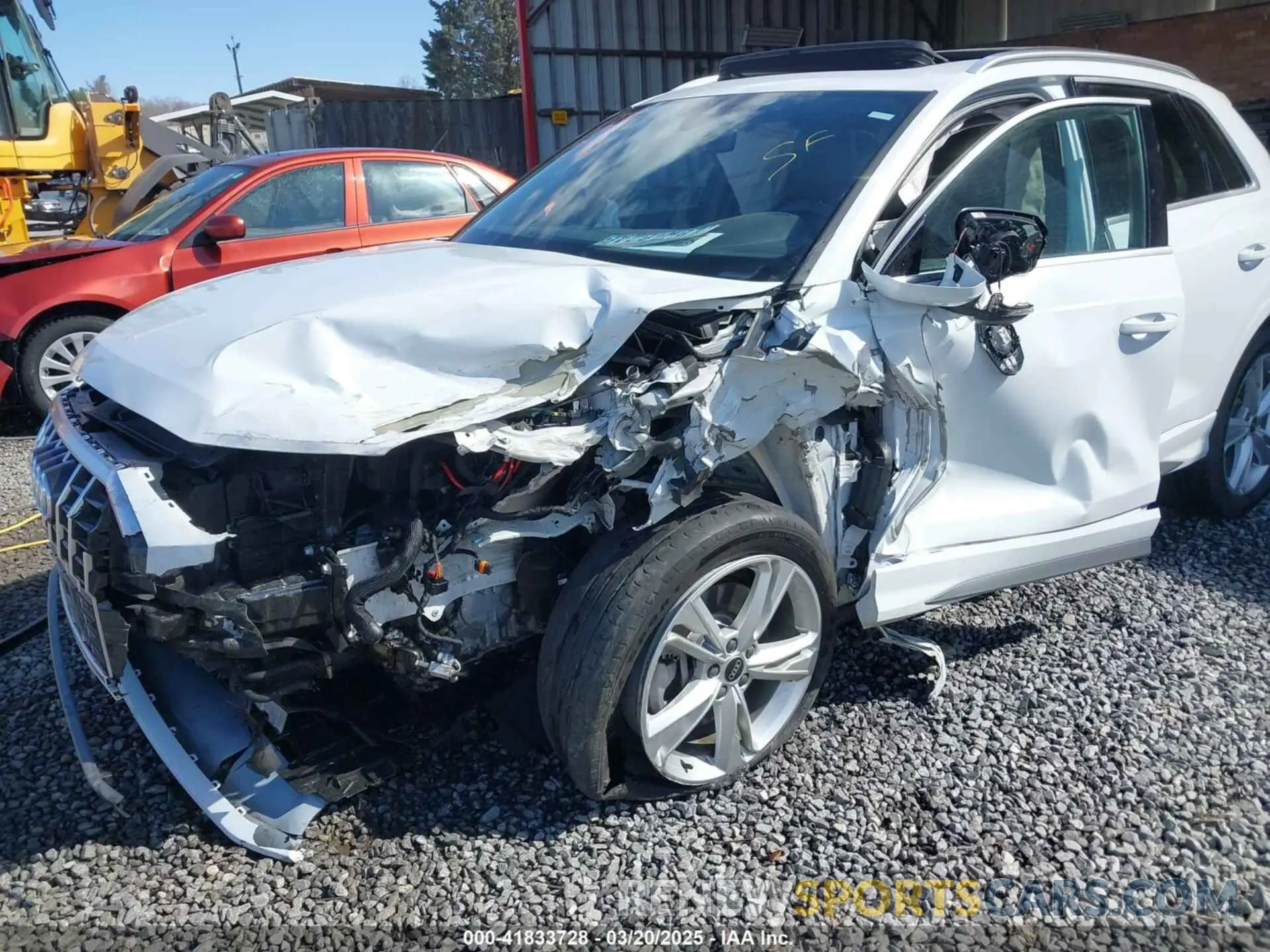 6 fotografías del automóvil dañado WA1DECF3XR1108195 AUDI Q3 2024