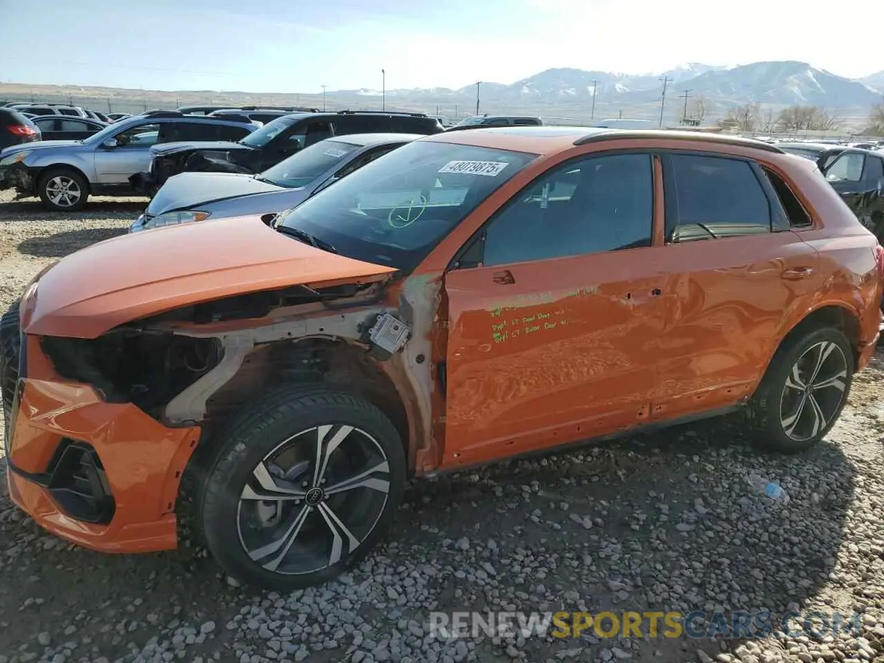 1 fotografías del automóvil dañado WA1EECF30R1041689 AUDI Q3 2024