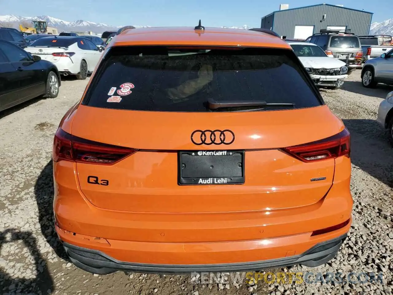 6 fotografías del automóvil dañado WA1EECF30R1041689 AUDI Q3 2024