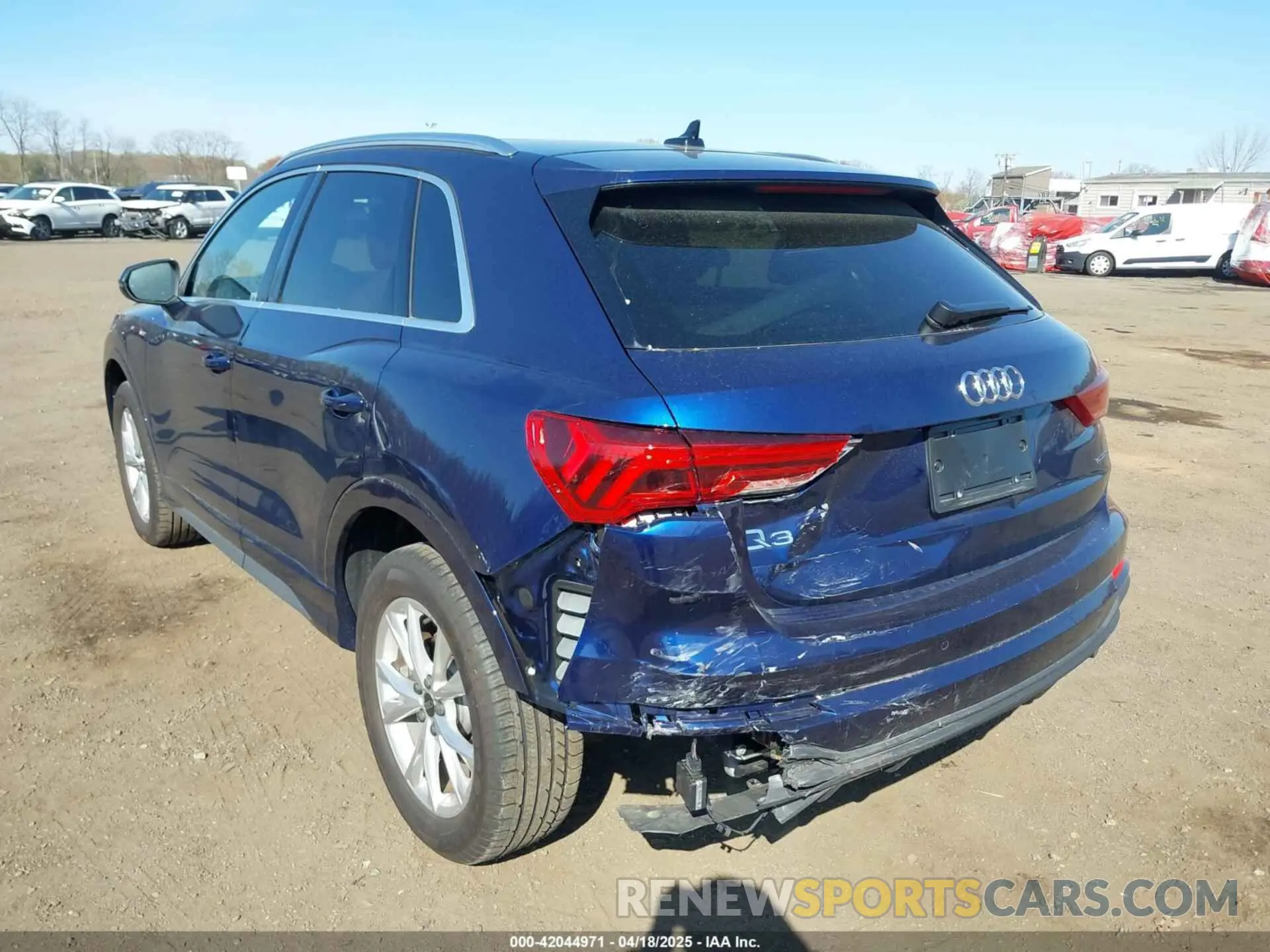 6 fotografías del automóvil dañado WA1EECF30R1173836 AUDI Q3 2024