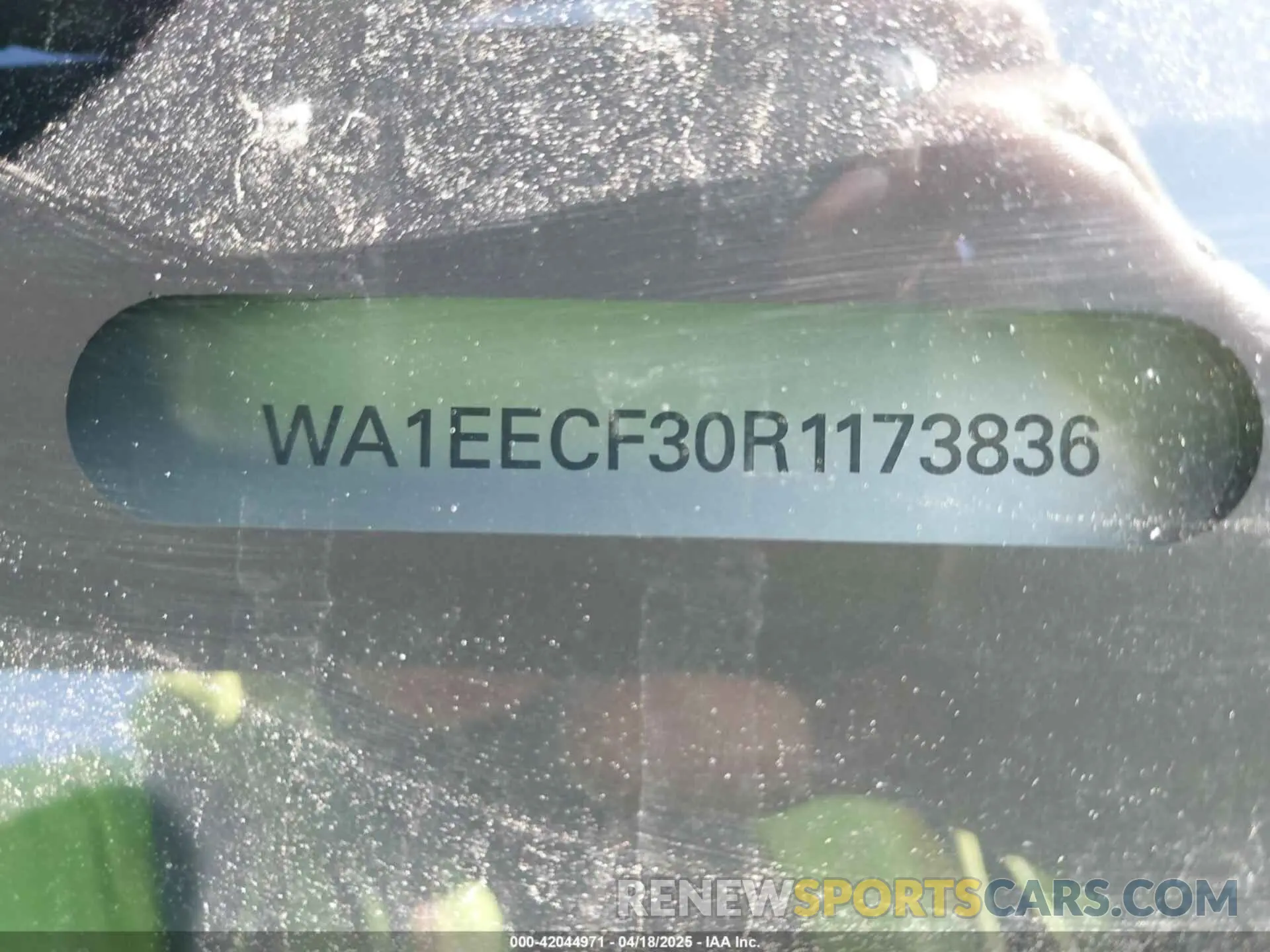 9 fotografías del automóvil dañado WA1EECF30R1173836 AUDI Q3 2024