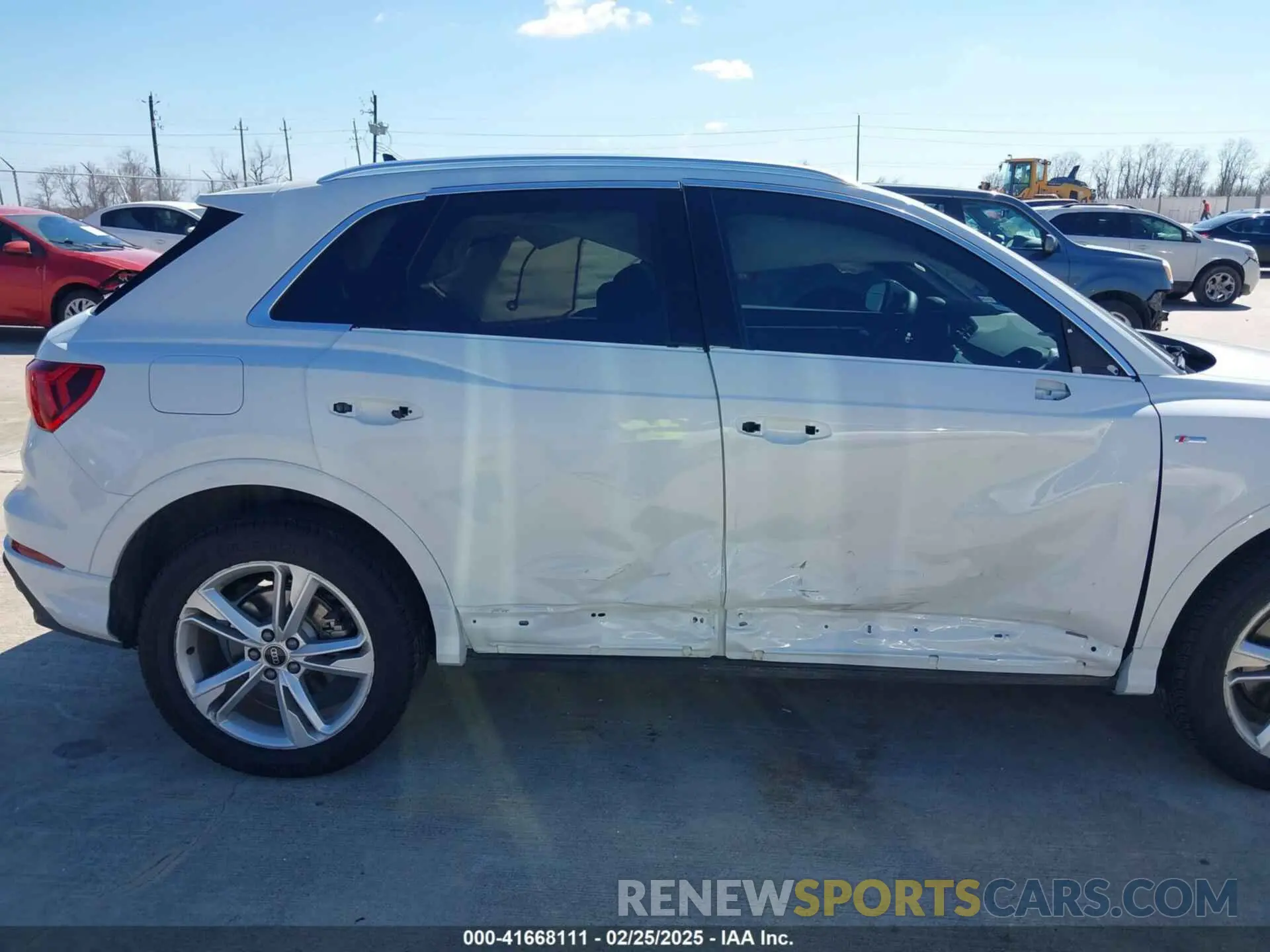 6 fotografías del automóvil dañado WA1EECF32R1141891 AUDI Q3 2024