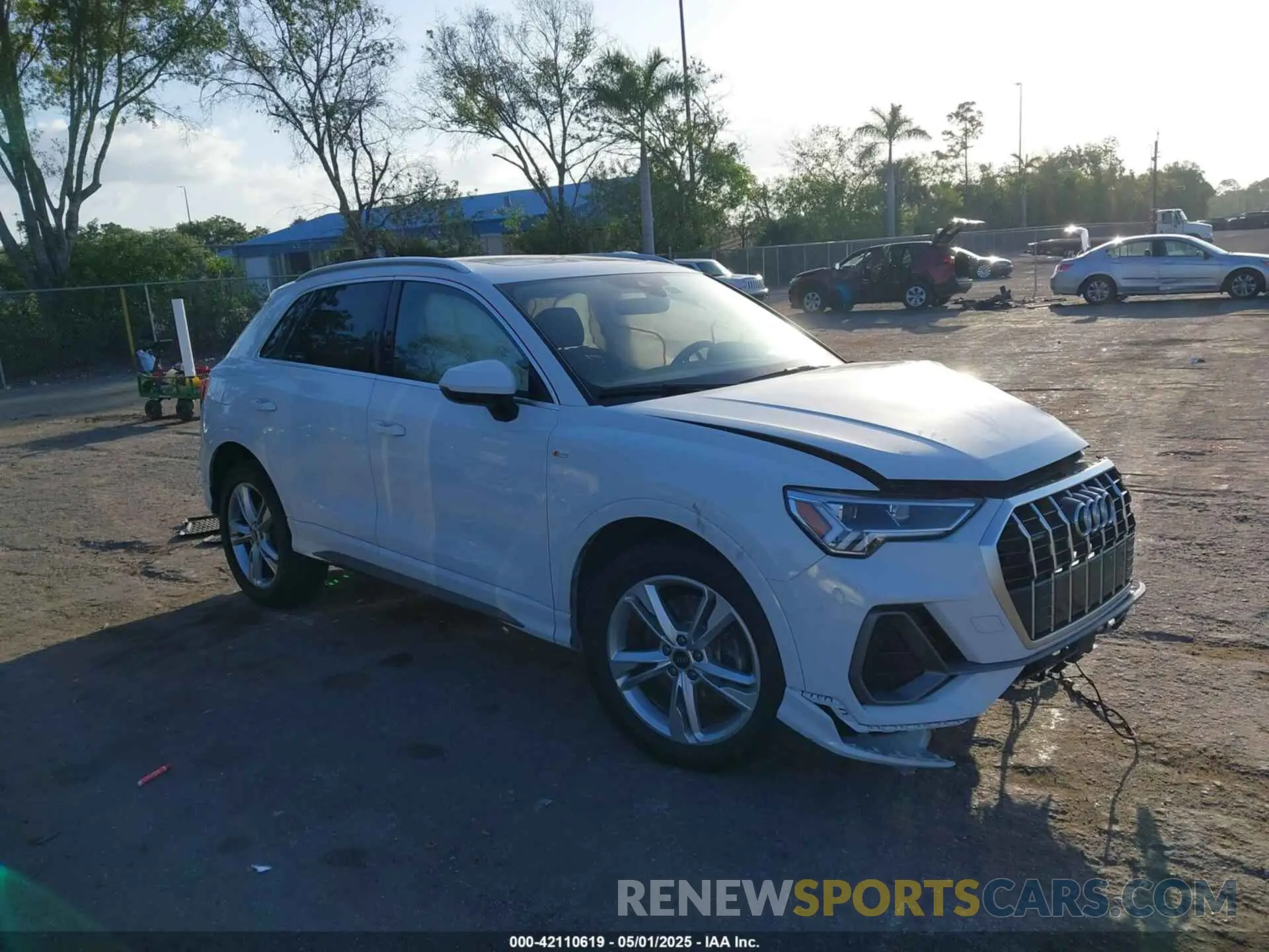 1 fotografías del automóvil dañado WA1EECF36R1152747 AUDI Q3 2024