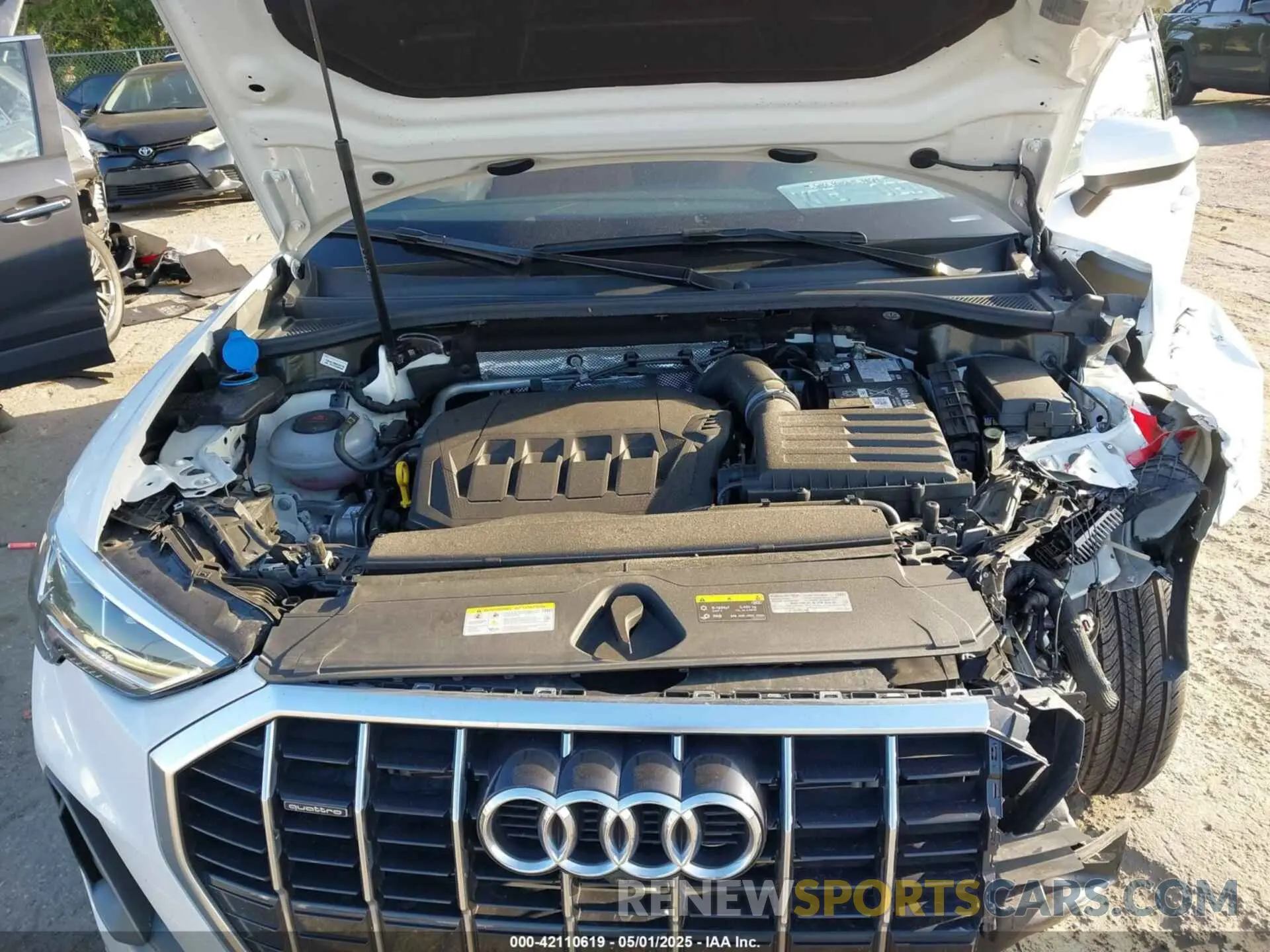 10 fotografías del automóvil dañado WA1EECF36R1152747 AUDI Q3 2024