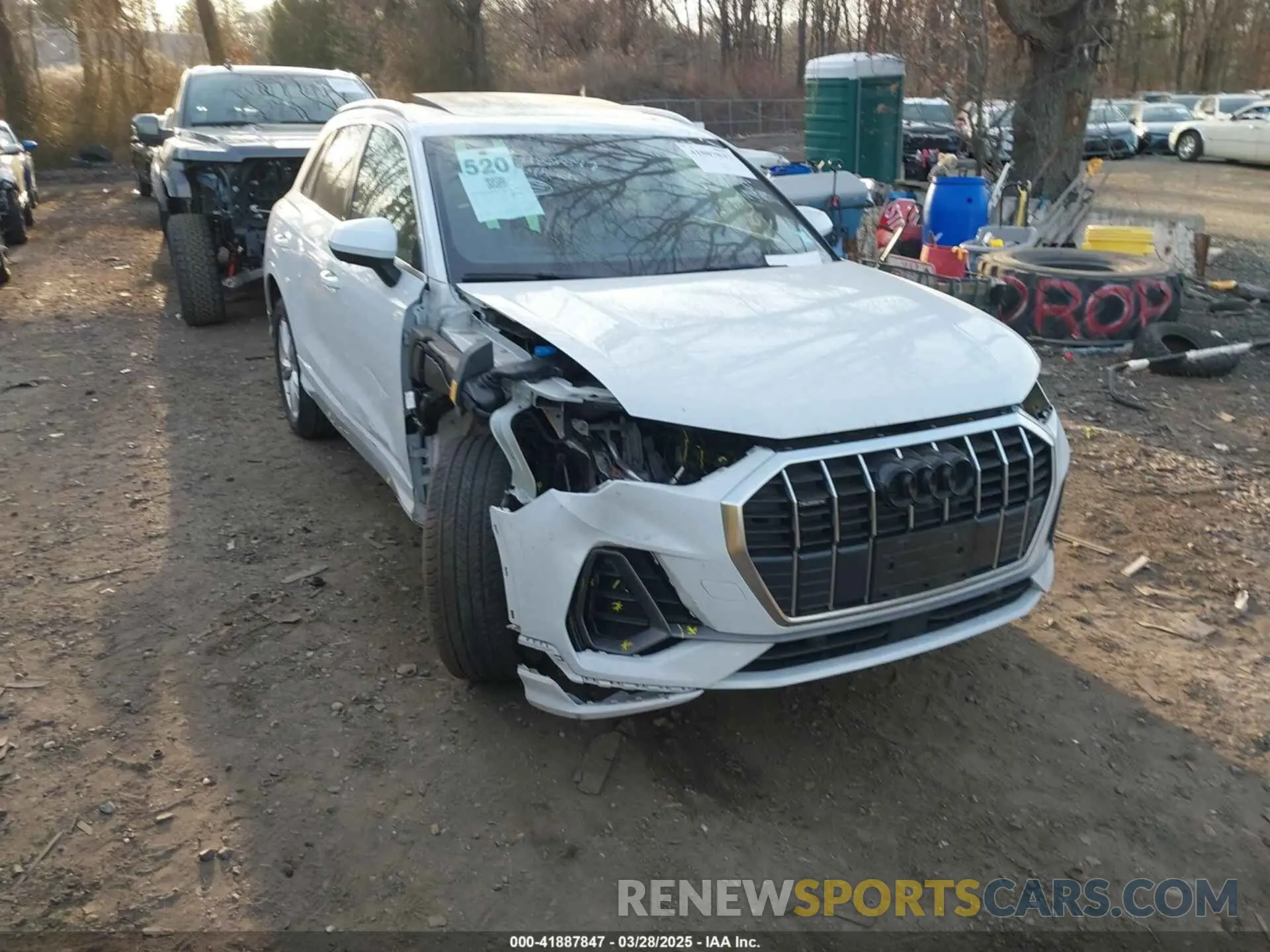 6 fotografías del automóvil dañado WA1EECF37R1167645 AUDI Q3 2024