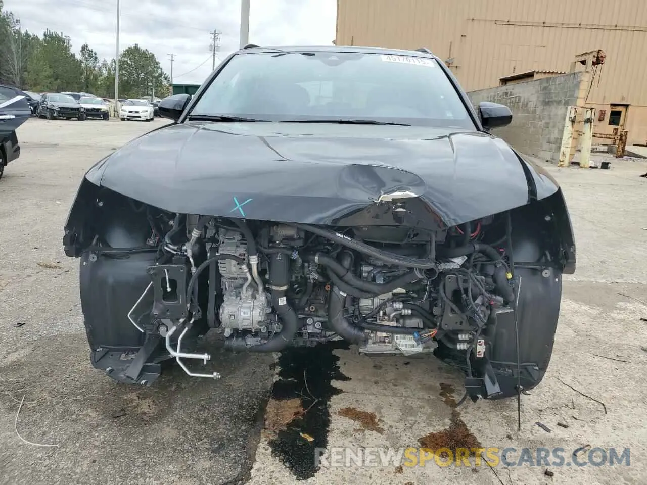 5 fotografías del automóvil dañado WA1EECF39R1026737 AUDI Q3 2024