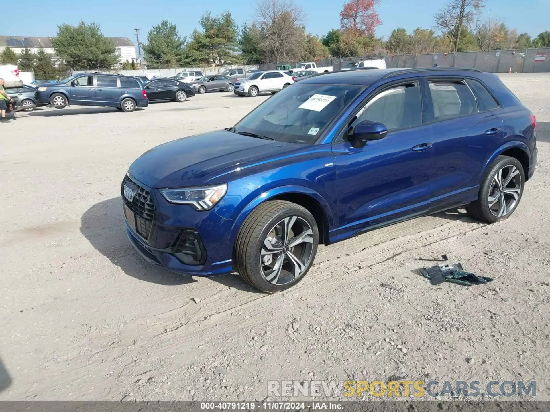 2 fotografías del automóvil dañado WA1EECF39R1107267 AUDI Q3 2024