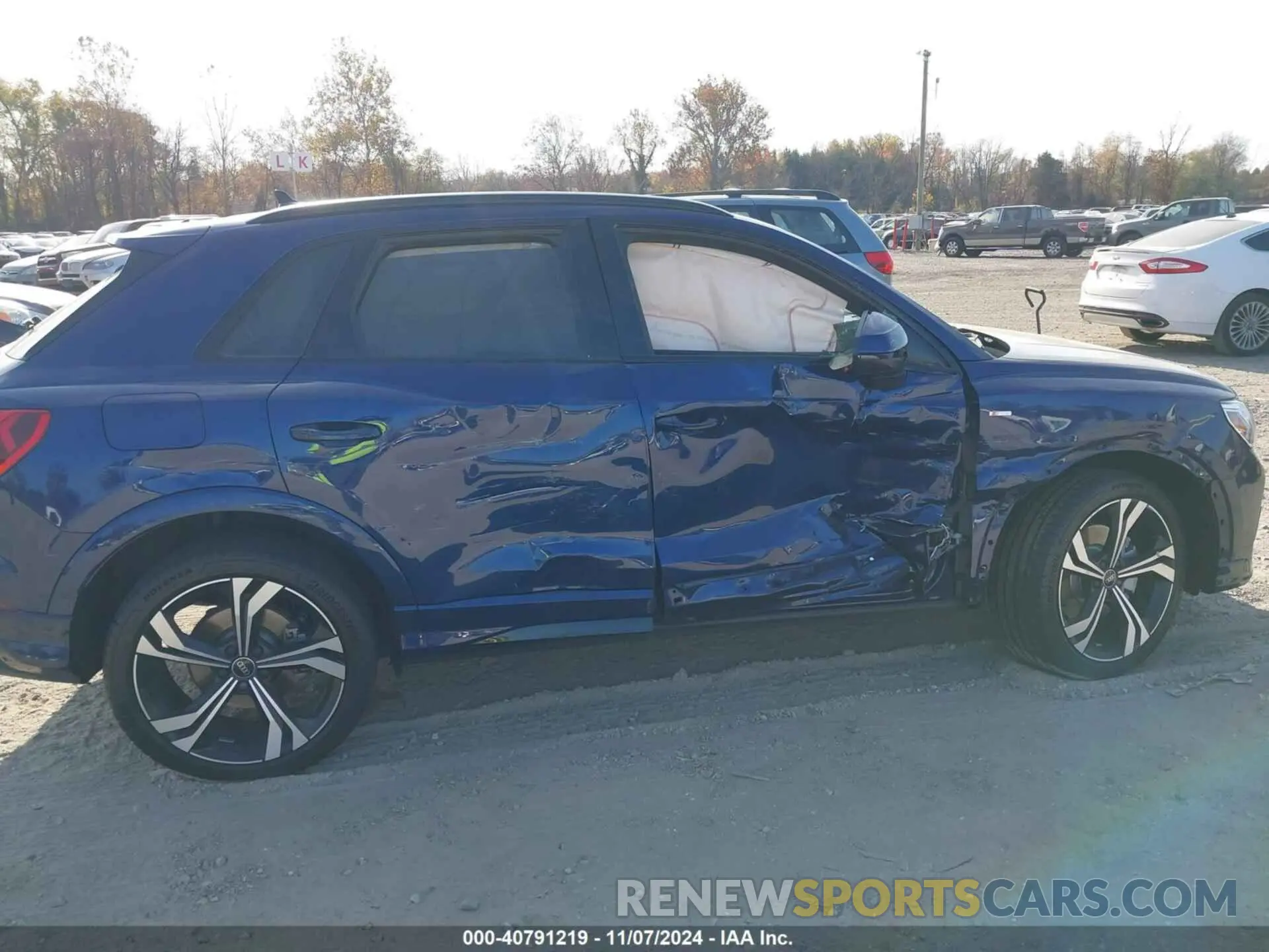 6 fotografías del automóvil dañado WA1EECF39R1107267 AUDI Q3 2024