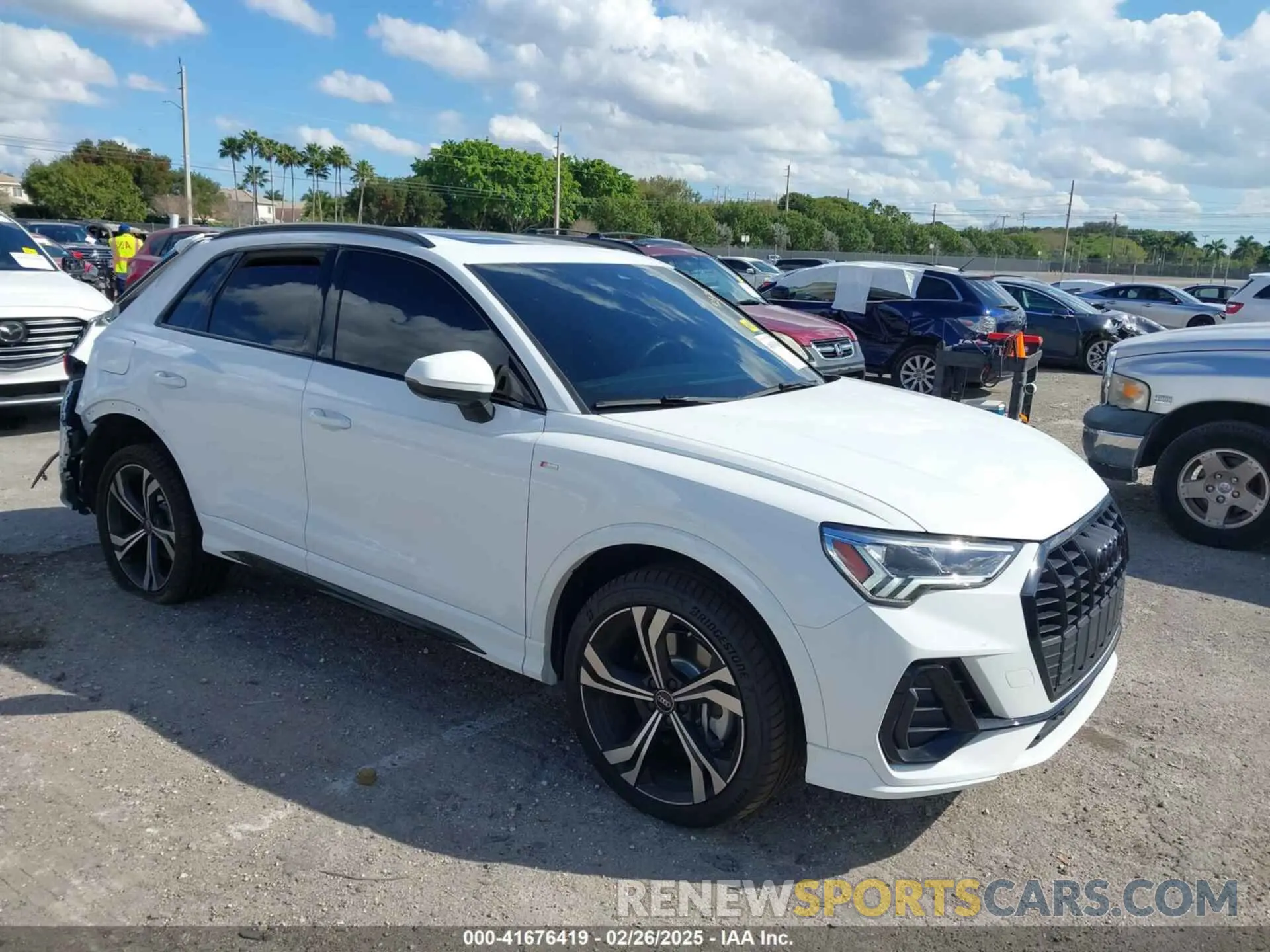 1 fotografías del automóvil dañado WA1EECF39R1136414 AUDI Q3 2024