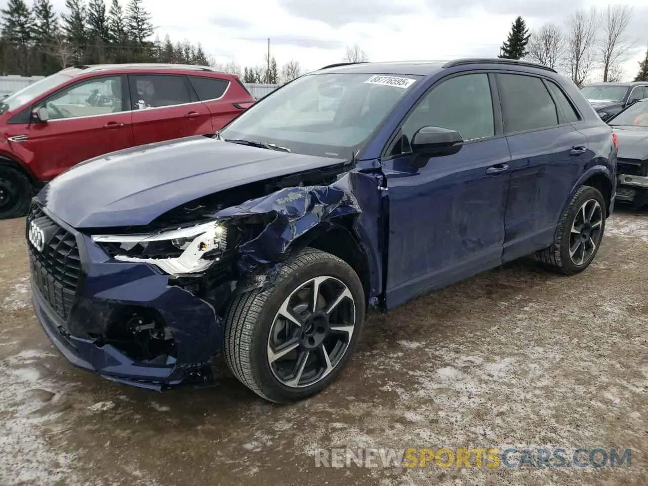 1 fotografías del automóvil dañado WA1FECF33R1140821 AUDI Q3 2024