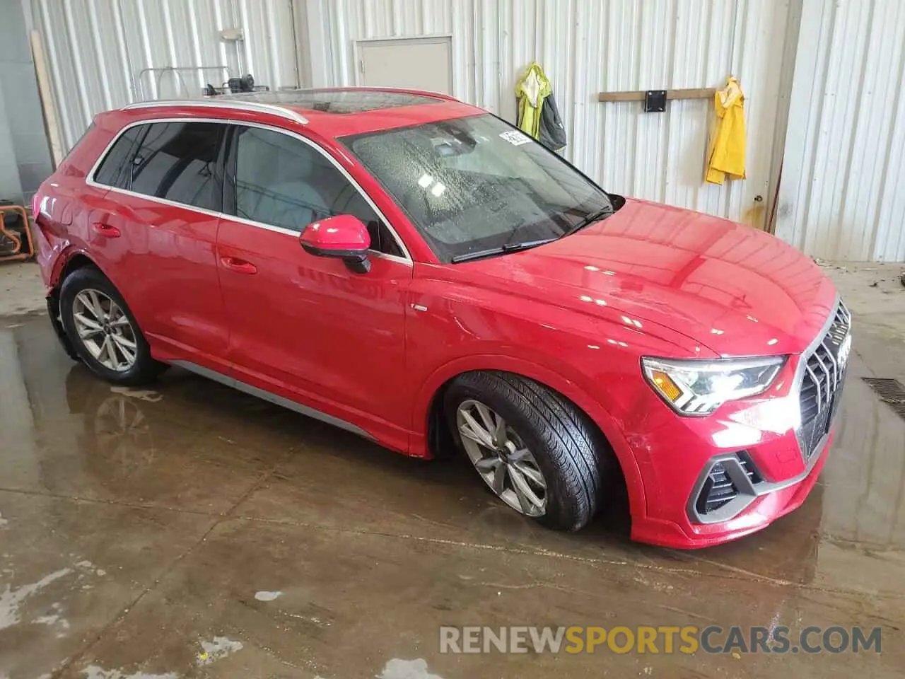 4 fotografías del automóvil dañado WA1DECF37S1017620 AUDI Q3 2025