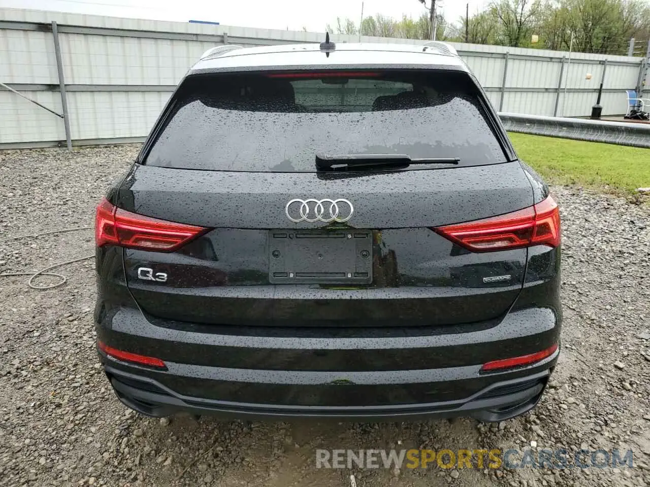 6 fotografías del automóvil dañado WA1DECF38S1018369 AUDI Q3 2025