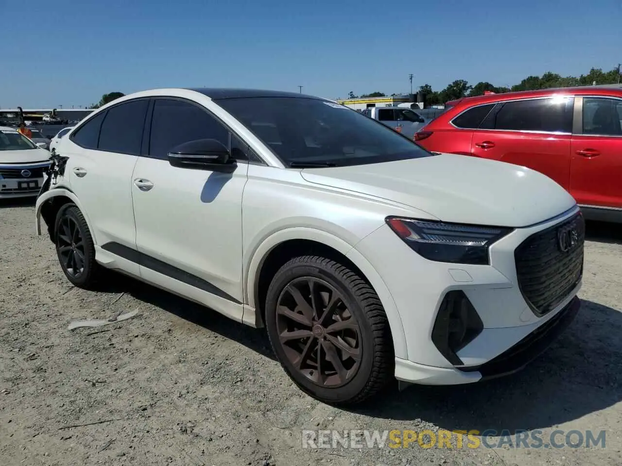 4 fotografías del automóvil dañado WA142BFZ0NP046627 AUDI Q4 E-TRON 2022