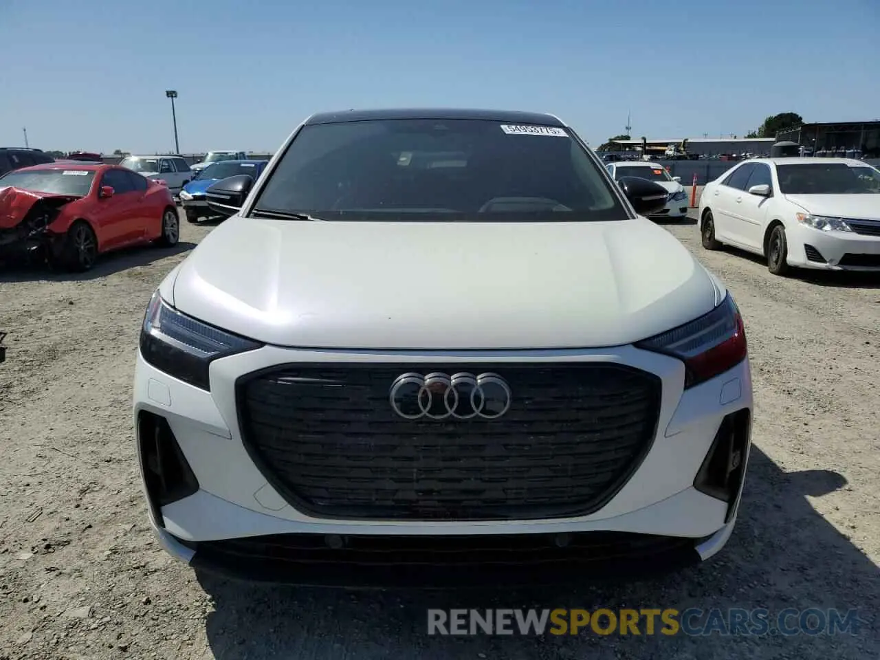 5 fotografías del automóvil dañado WA142BFZ0NP046627 AUDI Q4 E-TRON 2022