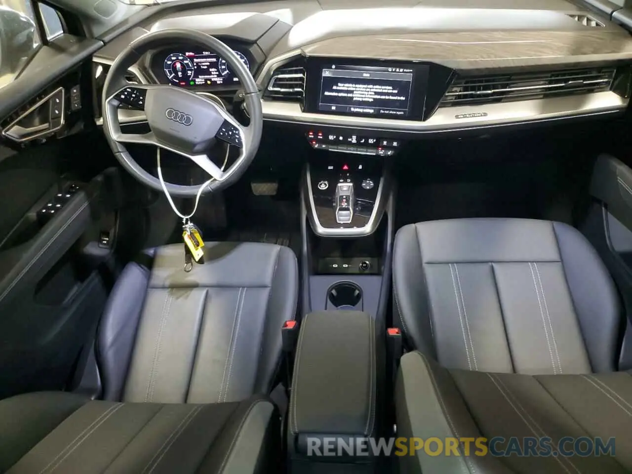8 fotografías del automóvil dañado WA1G2BFZXNP048625 AUDI Q4 E-TRON 2022