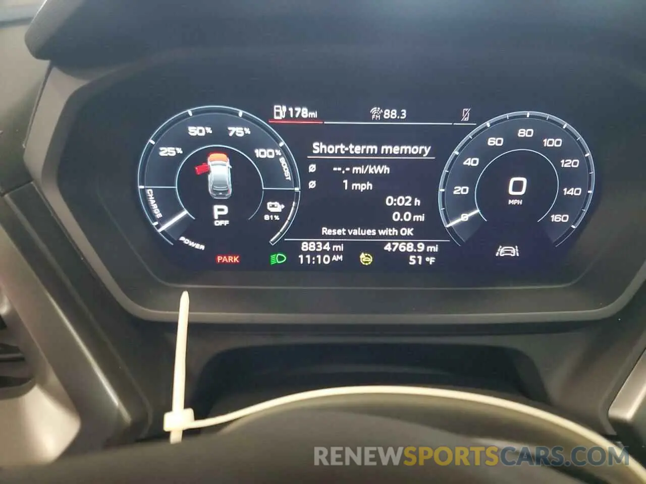 9 fotografías del automóvil dañado WA1G2BFZXNP048625 AUDI Q4 E-TRON 2022