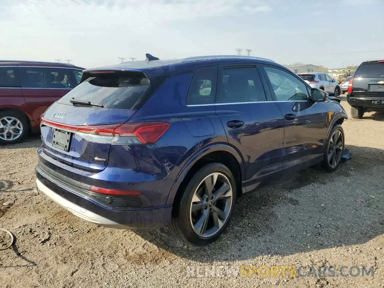 3 fotografías del automóvil dañado WA1H2BFZ2NP042449 AUDI Q4 E-TRON 2022