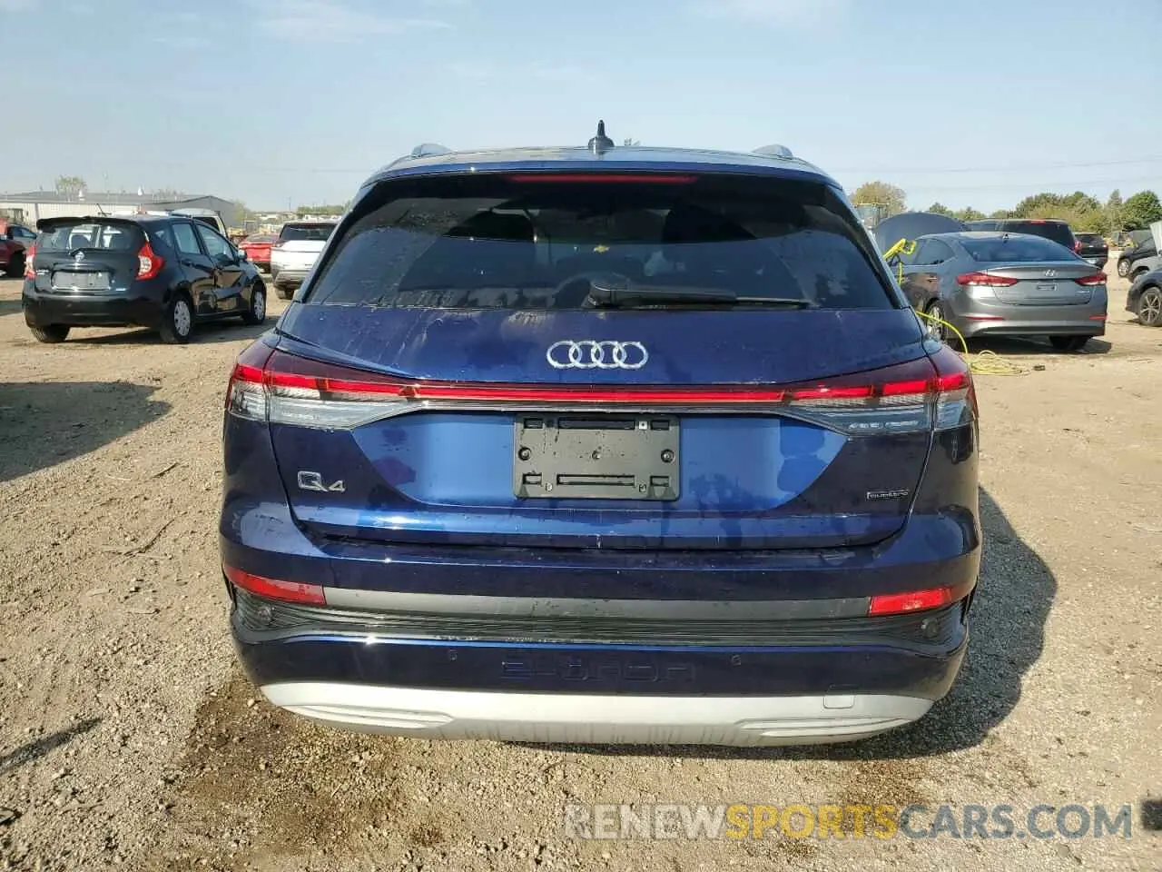 6 fotografías del automóvil dañado WA1H2BFZ2NP042449 AUDI Q4 E-TRON 2022