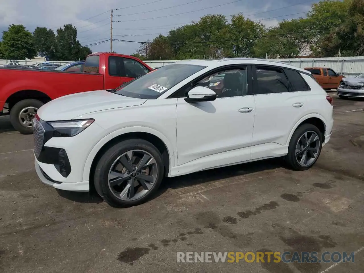 1 fotografías del automóvil dañado WA1H2BFZ8NP042620 AUDI Q4 E-TRON 2022