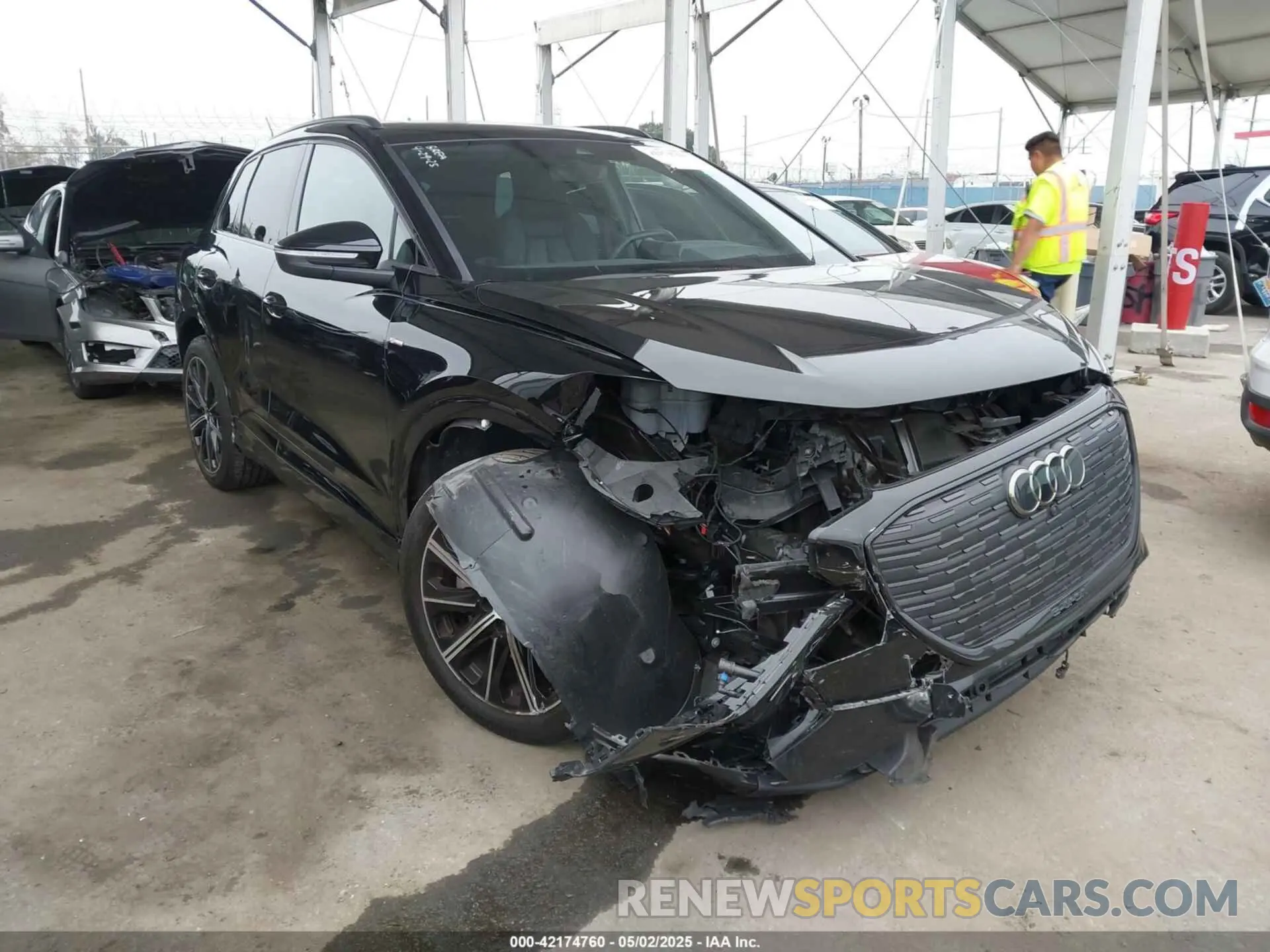 1 fotografías del automóvil dañado WA1M2BFZ8NP054541 AUDI Q4 E-TRON 2022