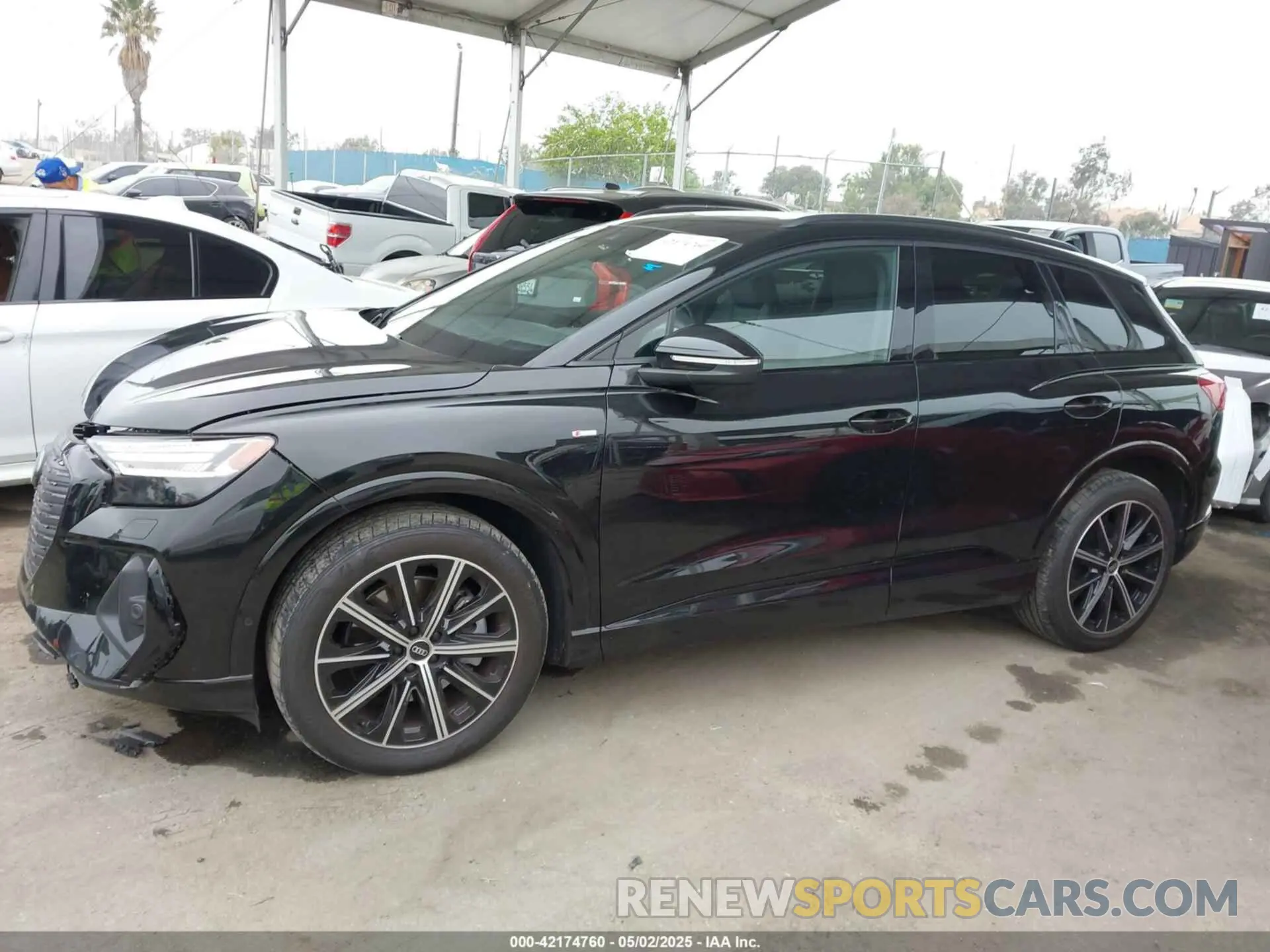 15 fotografías del automóvil dañado WA1M2BFZ8NP054541 AUDI Q4 E-TRON 2022