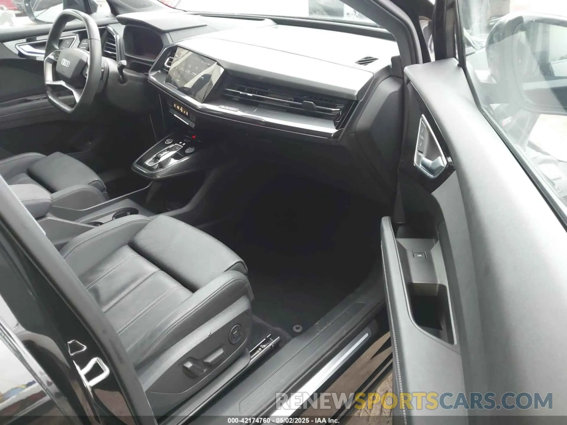 5 fotografías del automóvil dañado WA1M2BFZ8NP054541 AUDI Q4 E-TRON 2022