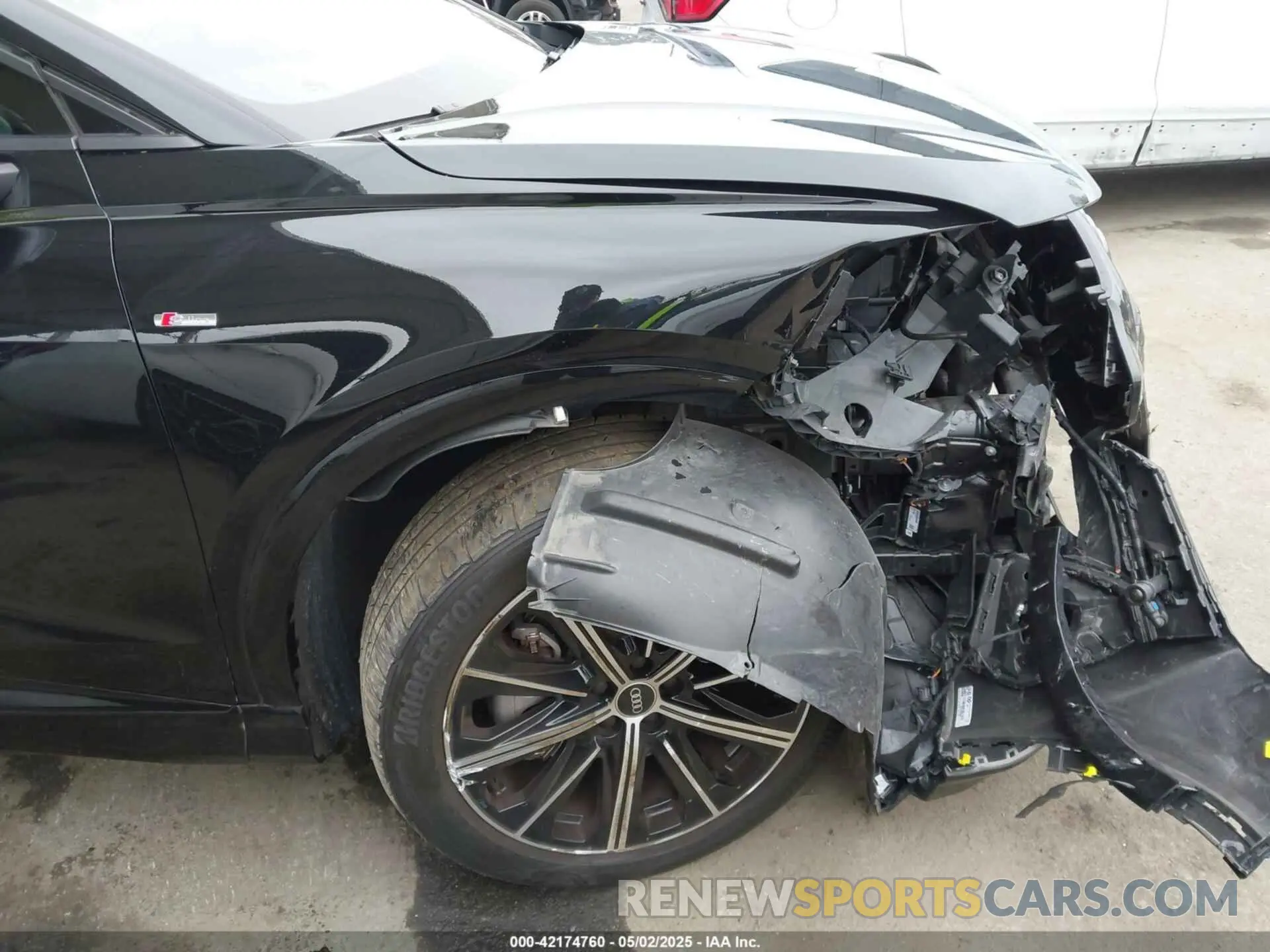 6 fotografías del automóvil dañado WA1M2BFZ8NP054541 AUDI Q4 E-TRON 2022