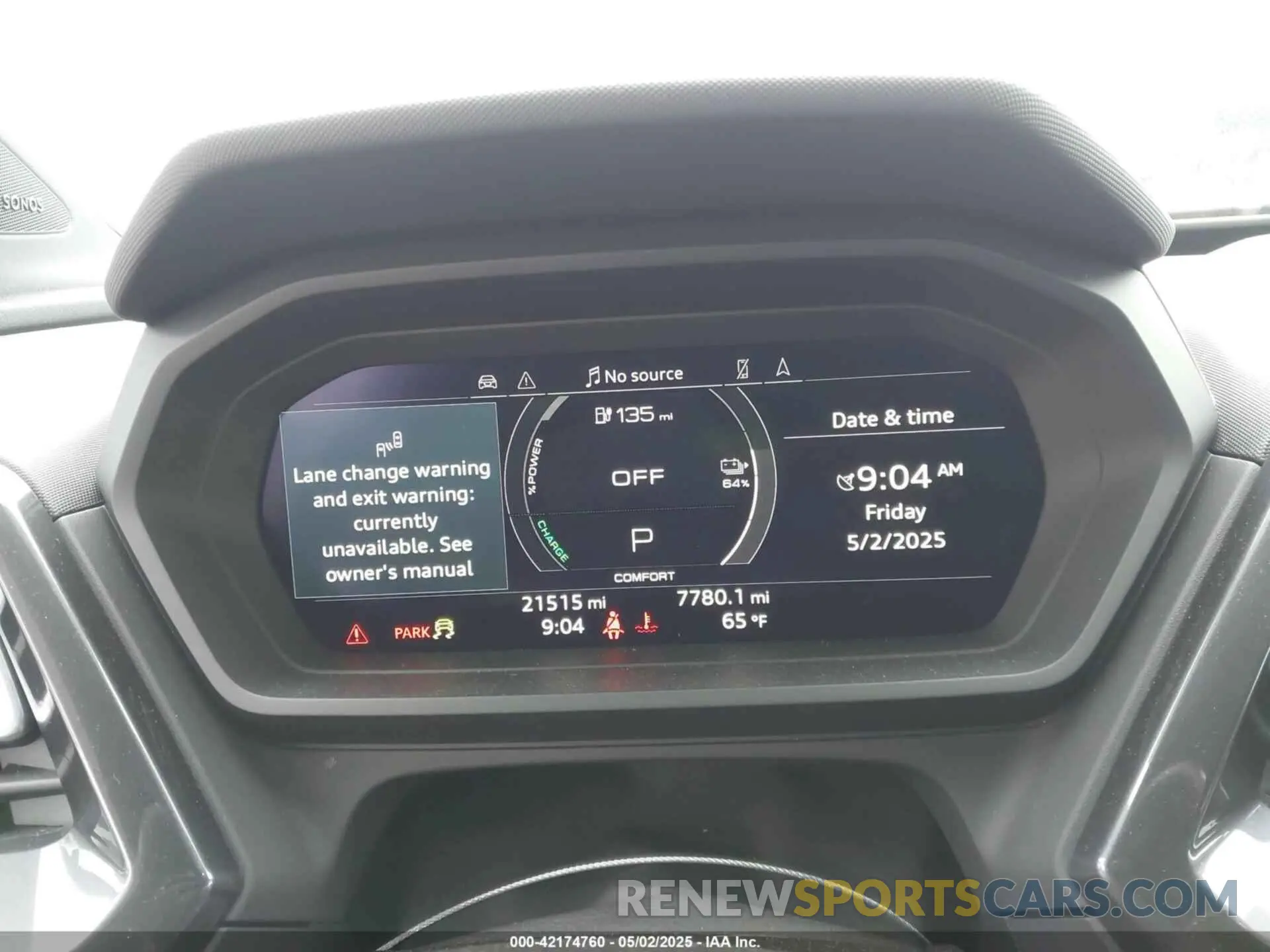 7 fotografías del automóvil dañado WA1M2BFZ8NP054541 AUDI Q4 E-TRON 2022
