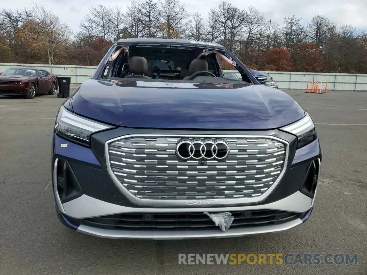 5 fotografías del automóvil dañado WA122BFZ8PP055473 AUDI Q4 E-TRON 2023