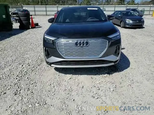 14 fotografías del automóvil dañado WA132BFZ7PP062323 AUDI Q4 E-TRON 2023