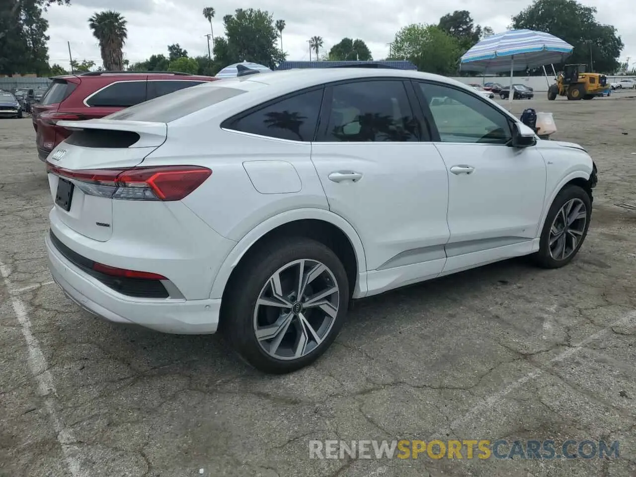 3 fotografías del automóvil dañado WA142BFZXPP076866 AUDI Q4 E-TRON 2023