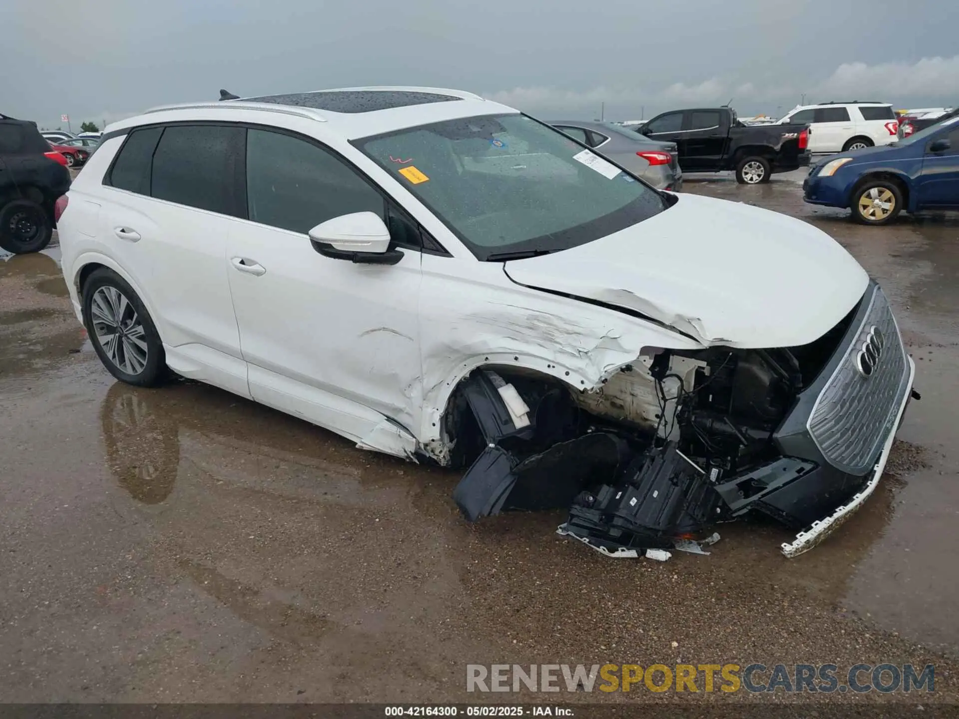 1 fotografías del automóvil dañado WA1ACBFZ2PP058412 AUDI Q4 E-TRON 2023