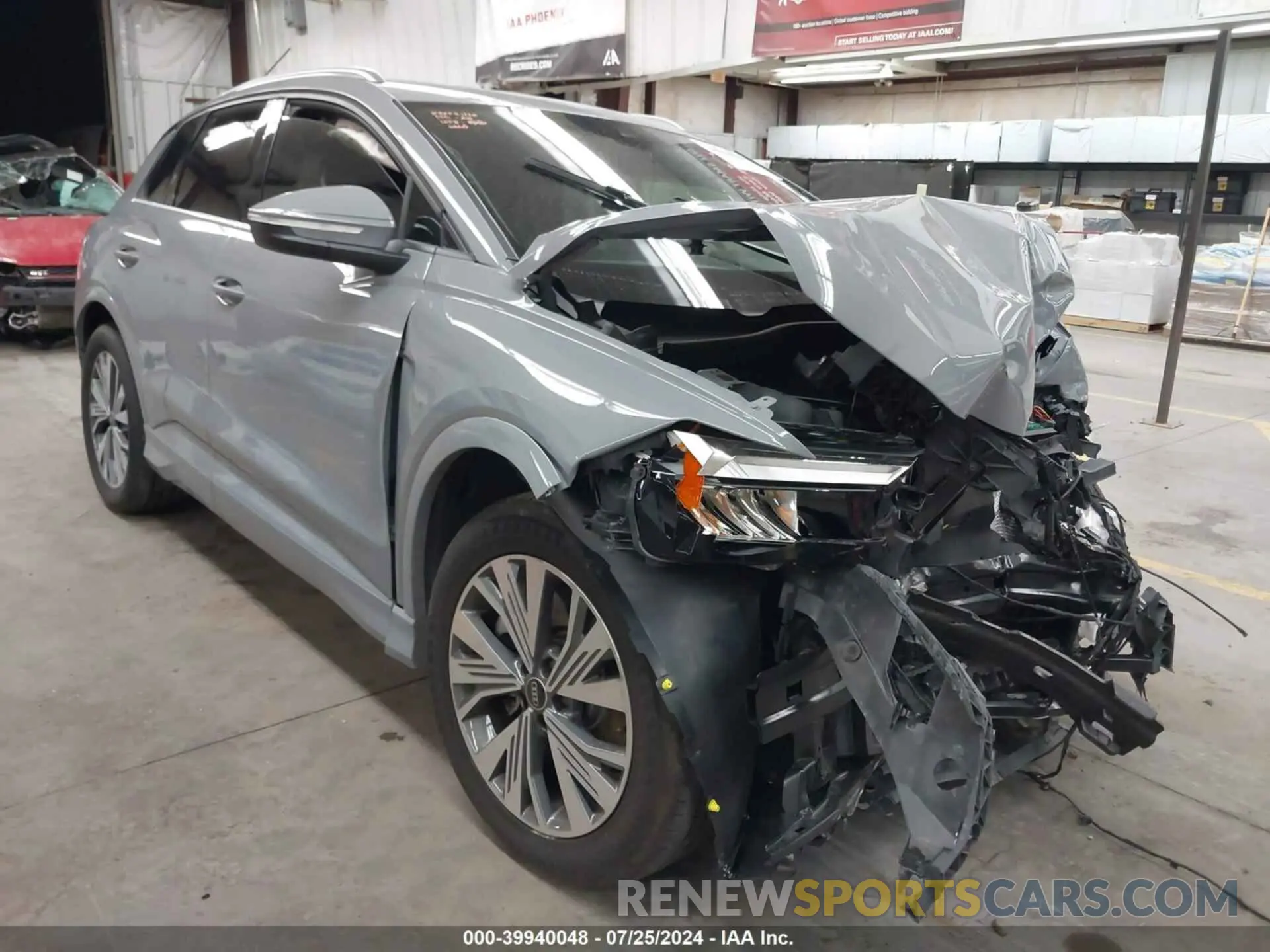 1 fotografías del automóvil dañado WA1BCBFZ1PP016866 AUDI Q4 E-TRON 2023