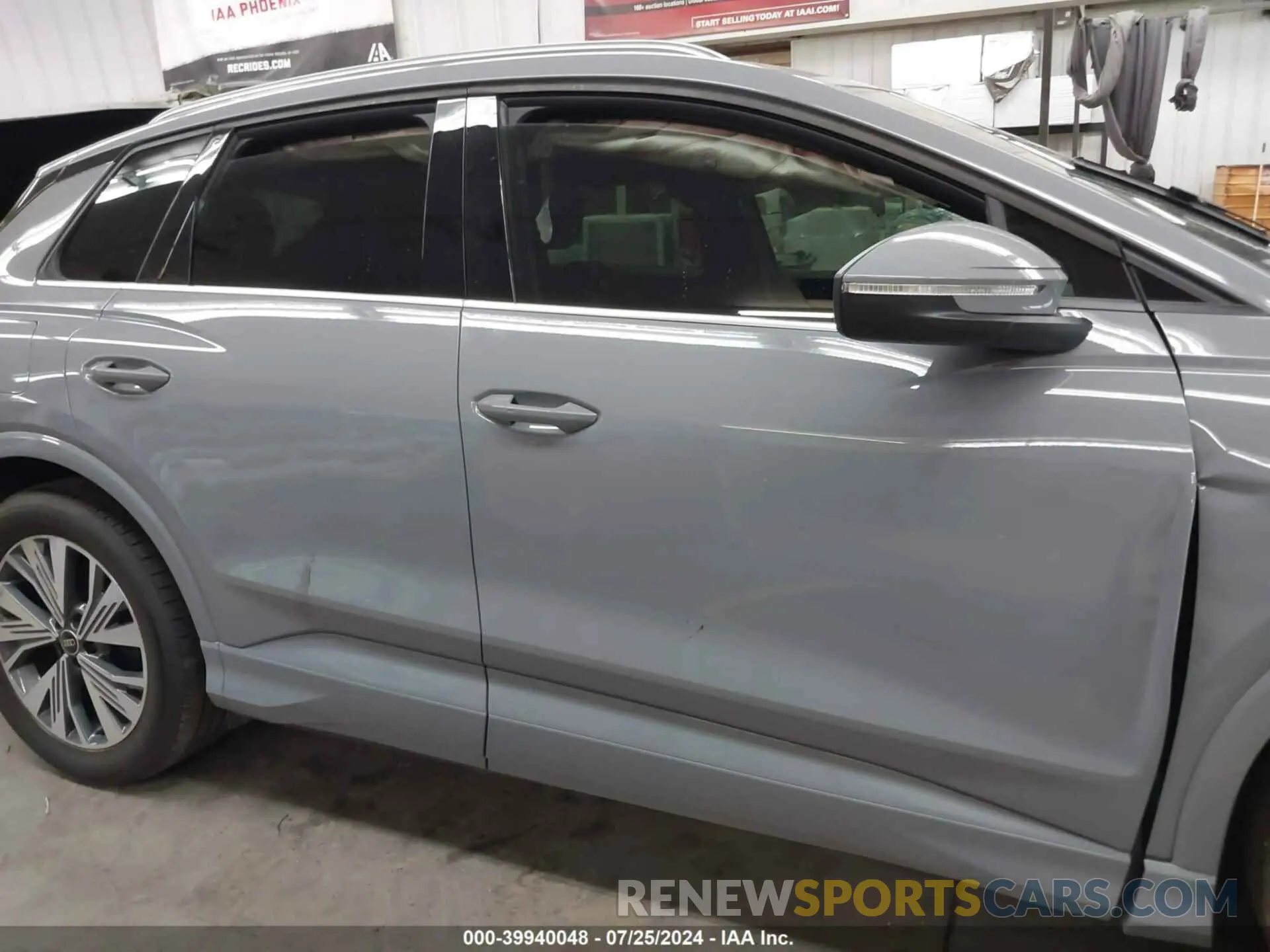 12 fotografías del automóvil dañado WA1BCBFZ1PP016866 AUDI Q4 E-TRON 2023