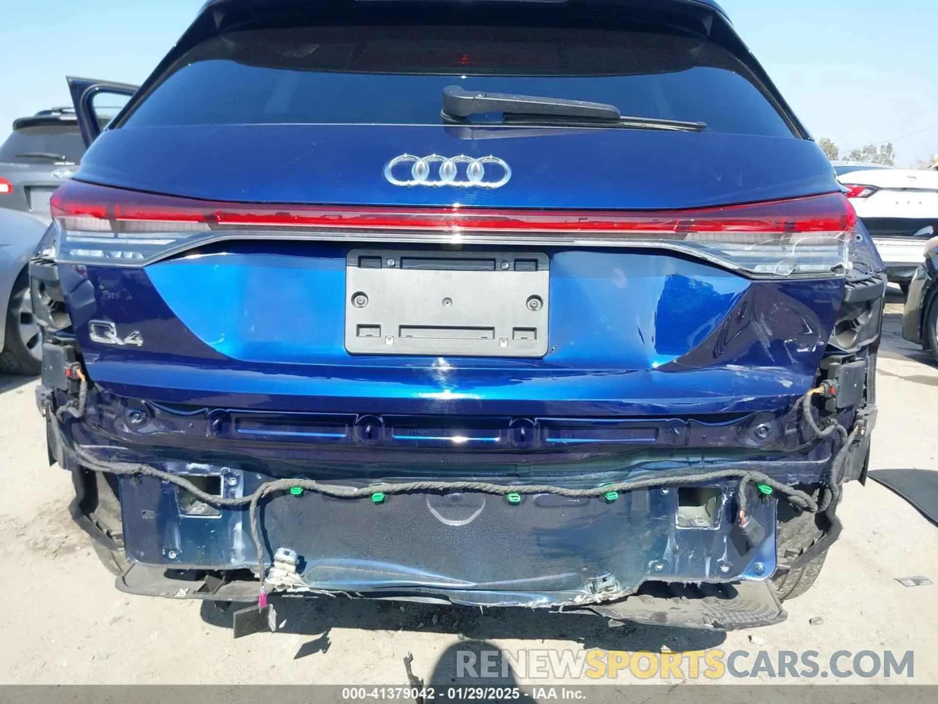6 fotografías del automóvil dañado WA1BCBFZ1PP028452 AUDI Q4 E-TRON 2023