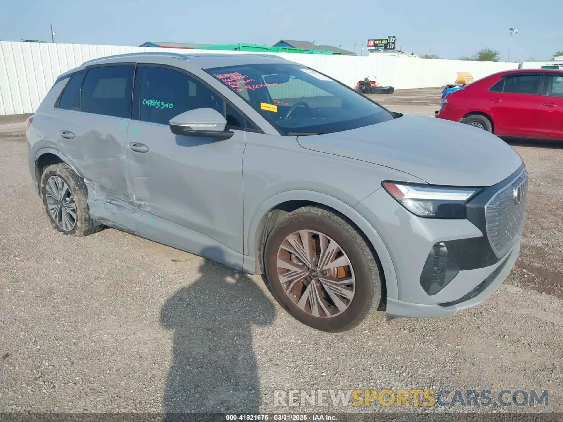 1 fotografías del automóvil dañado WA1BCBFZ3PP019686 AUDI Q4 E-TRON 2023