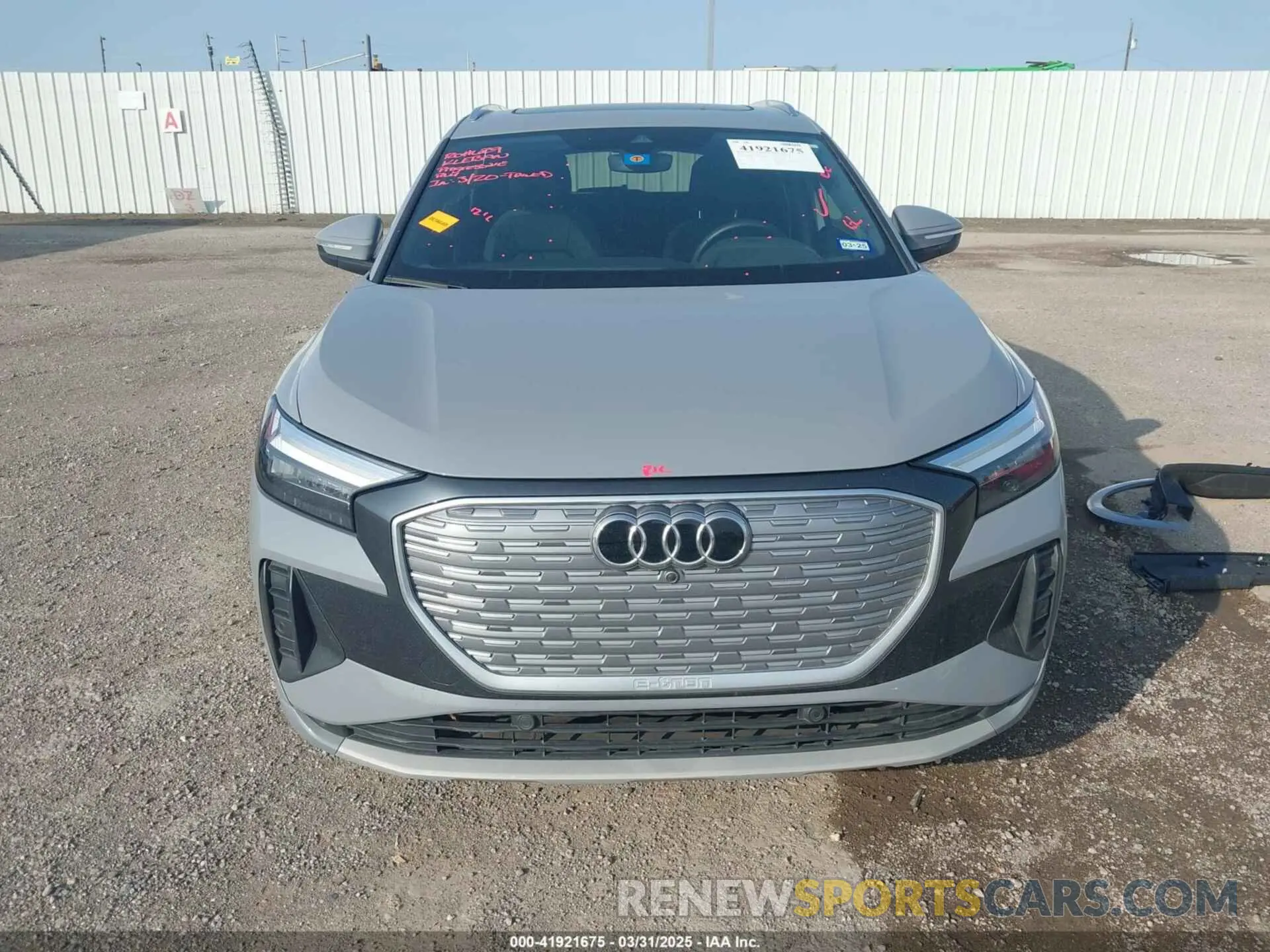 12 fotografías del automóvil dañado WA1BCBFZ3PP019686 AUDI Q4 E-TRON 2023