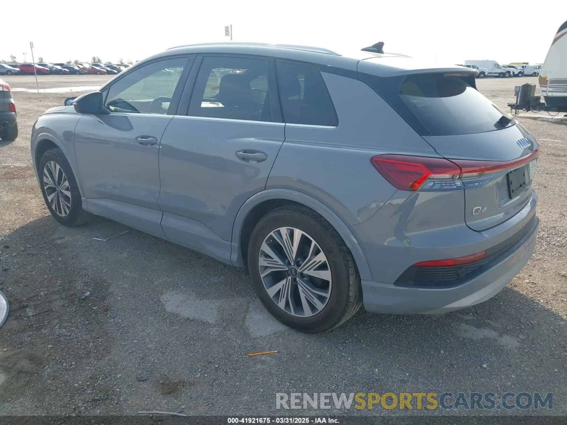 3 fotografías del automóvil dañado WA1BCBFZ3PP019686 AUDI Q4 E-TRON 2023