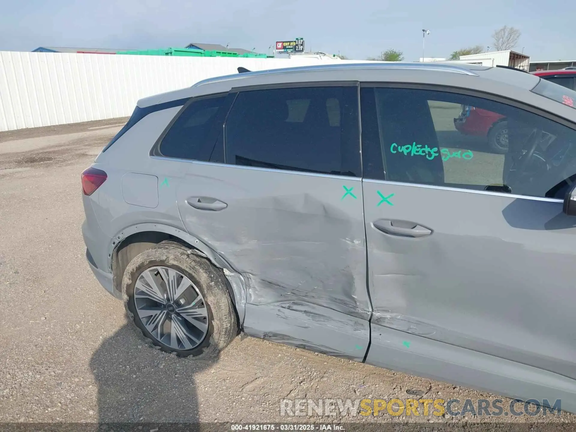 6 fotografías del automóvil dañado WA1BCBFZ3PP019686 AUDI Q4 E-TRON 2023