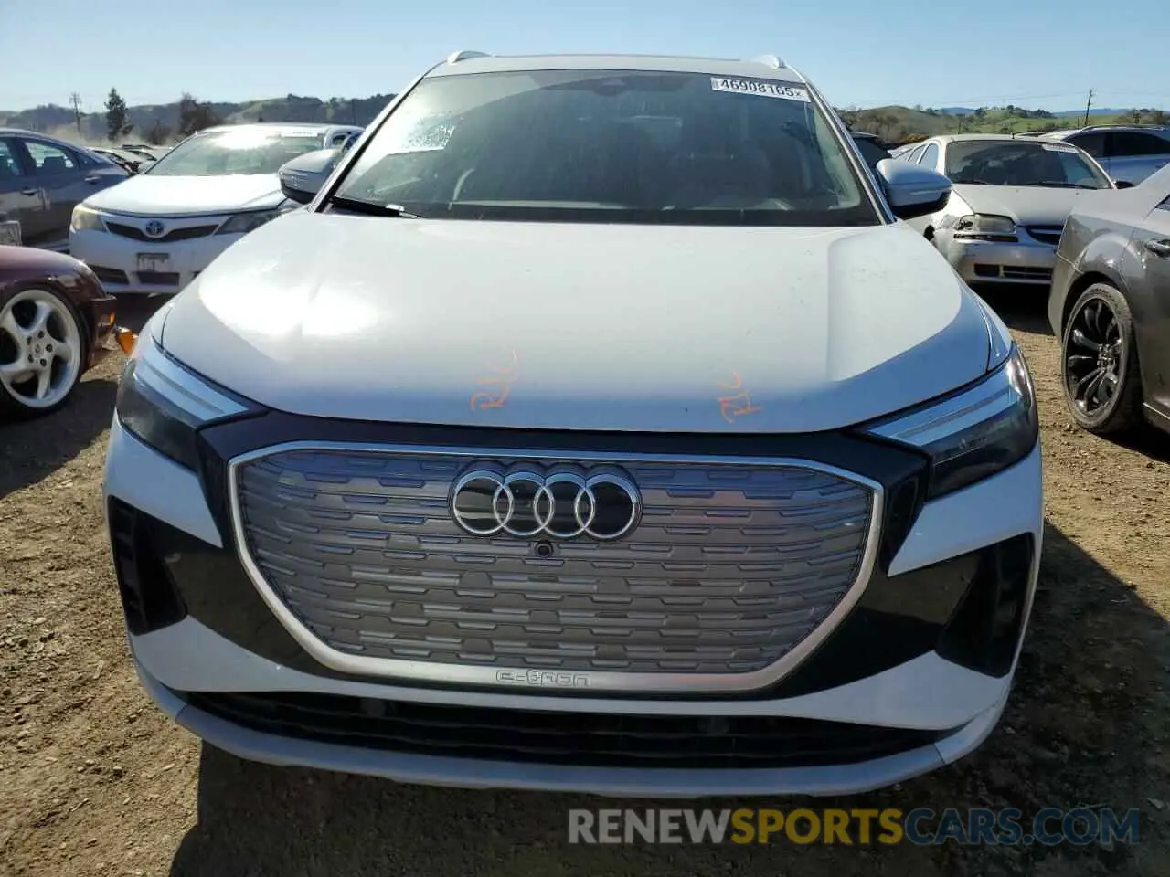 5 fotografías del automóvil dañado WA1BCBFZ5PP019317 AUDI Q4 E-TRON 2023