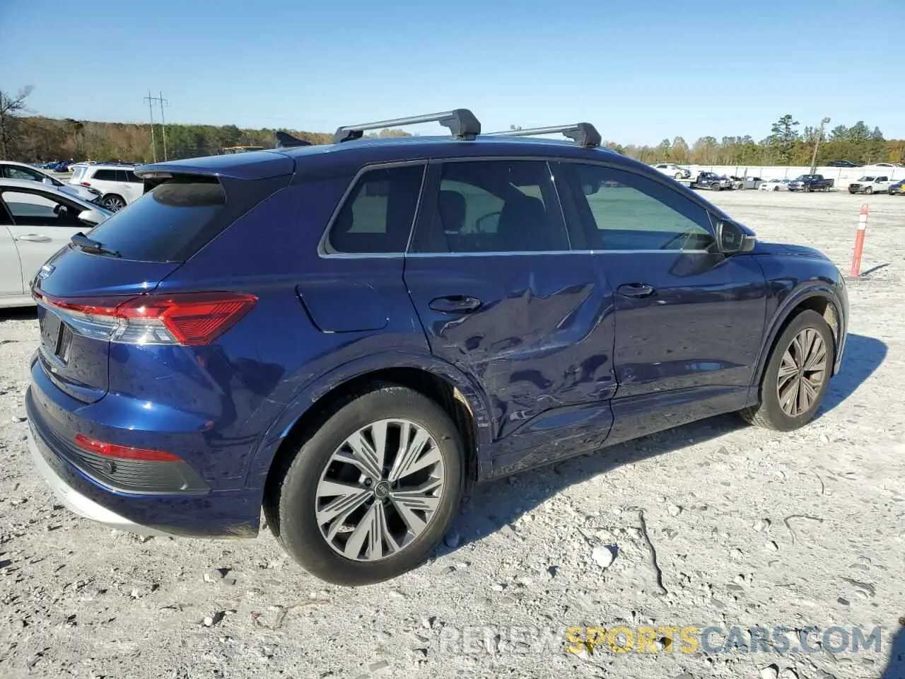 3 fotografías del automóvil dañado WA1BCBFZ7PP018234 AUDI Q4 E-TRON 2023