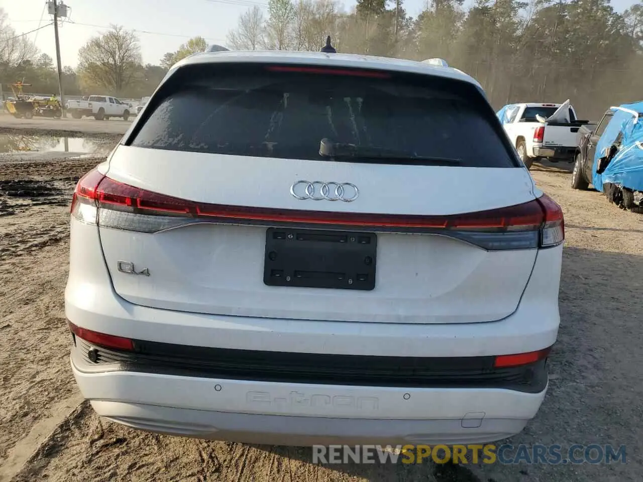 6 fotografías del automóvil dañado WA1BCBFZ7PP063996 AUDI Q4 E-TRON 2023