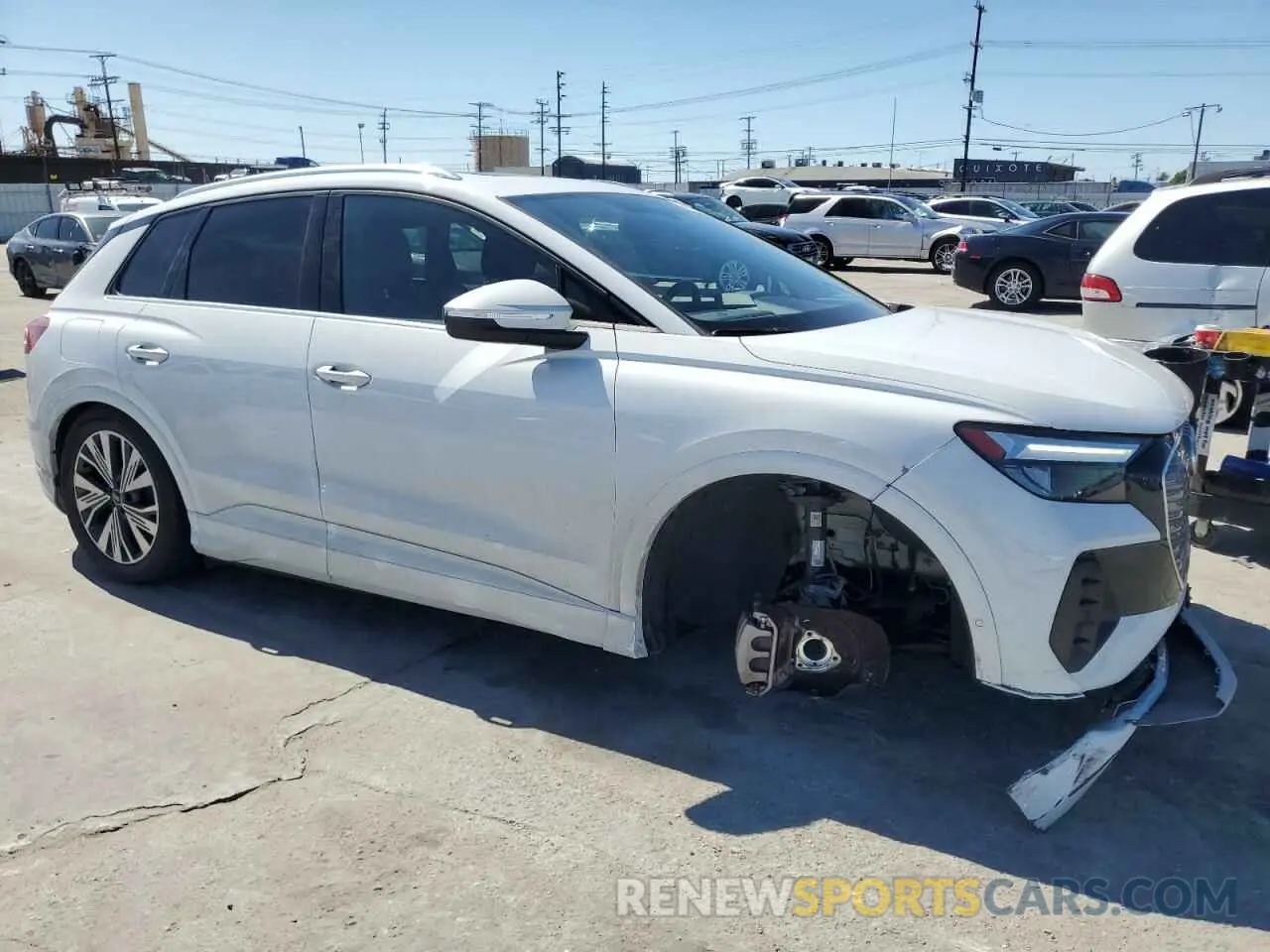 4 fotografías del automóvil dañado WA1BCBFZ9PP019711 AUDI Q4 E-TRON 2023