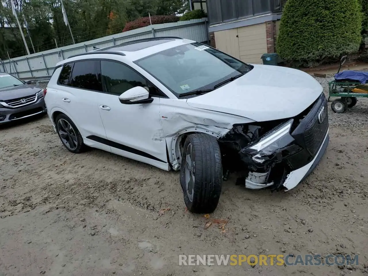4 fotografías del automóvil dañado WA1K2BFZ7PP031617 AUDI Q4 E-TRON 2023