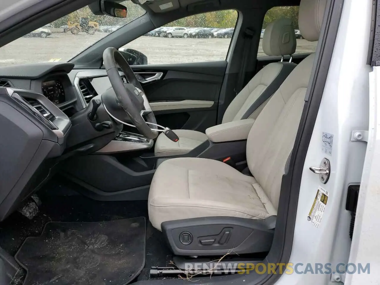 7 fotografías del automóvil dañado WA1K2BFZ7PP031617 AUDI Q4 E-TRON 2023