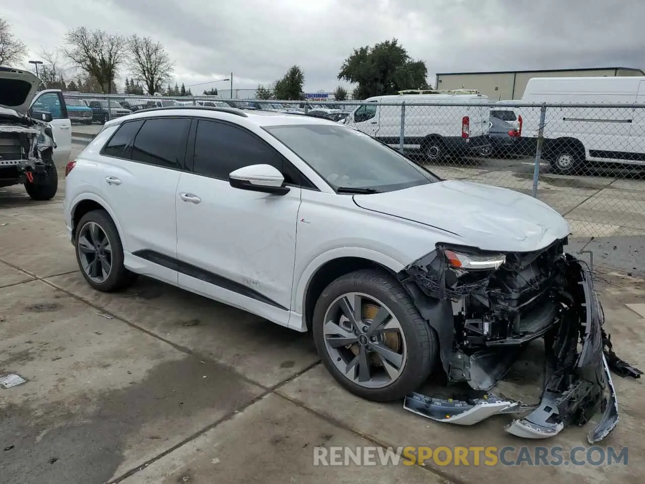4 fotografías del automóvil dañado WA1L2BFZ0PP068304 AUDI Q4 E-TRON 2023