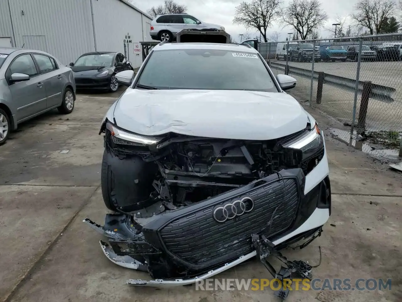 5 fotografías del automóvil dañado WA1L2BFZ0PP068304 AUDI Q4 E-TRON 2023
