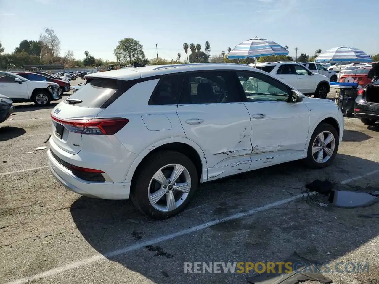 3 fotografías del automóvil dañado WA1L2BFZ0PP069713 AUDI Q4 E-TRON 2023