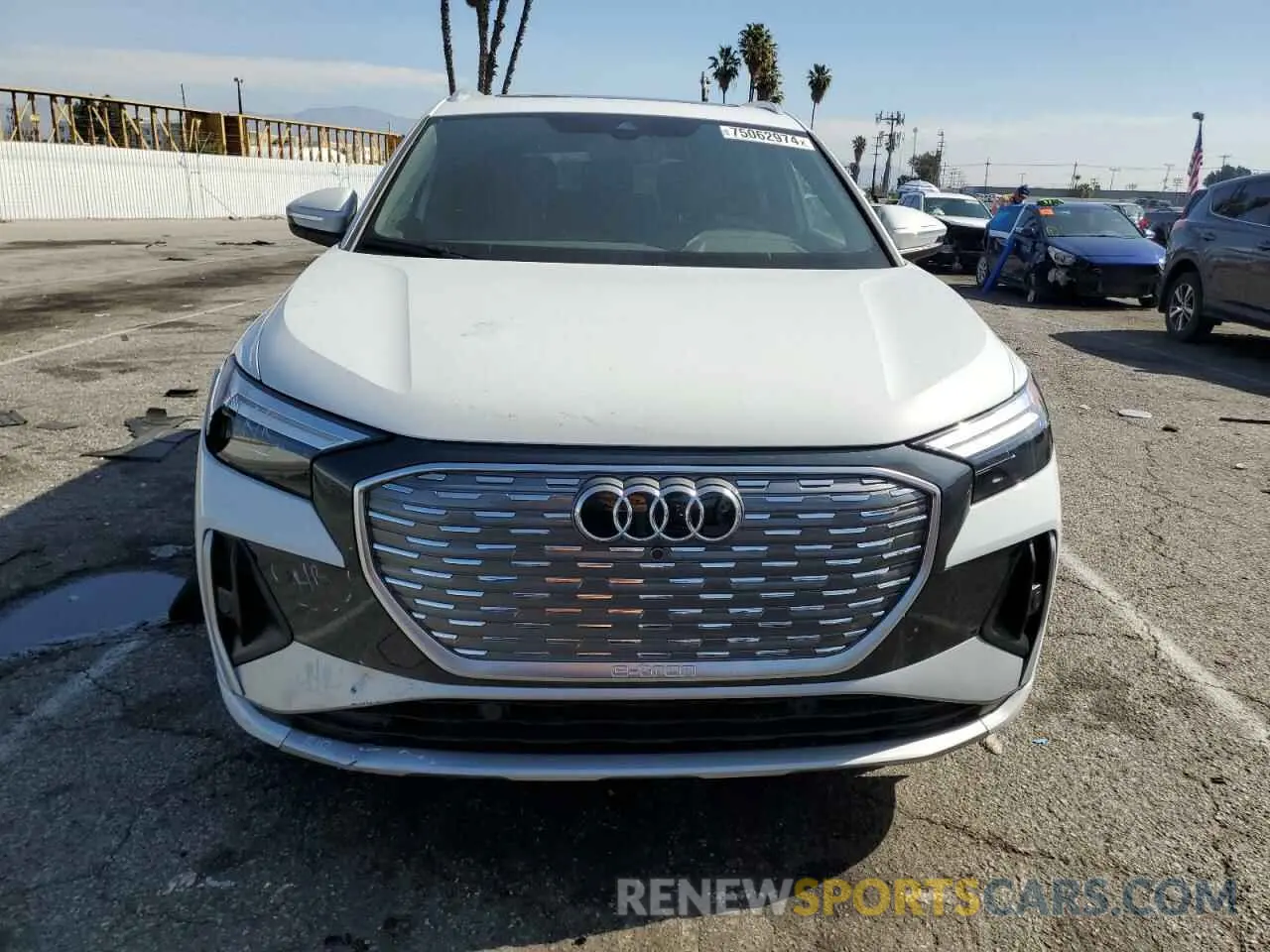 5 fotografías del automóvil dañado WA1L2BFZ0PP069713 AUDI Q4 E-TRON 2023